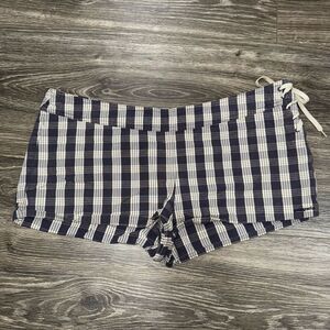 Patagonia Plaid Shorts With Tie up Side